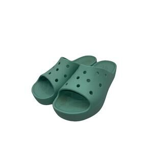 Size 7 - Women’s Crocs Sandals Slip On Shoes - Green